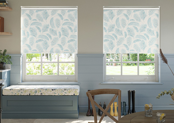 Pampas Grass, Blue Topaz - Roller Blind - Image 3